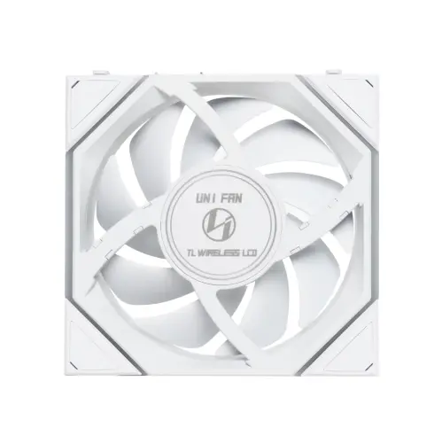 Lian Li UNI FAN REVERSE TL WIRELESS LCD 3x120mm Beyaz Kasa Fanı (G99.12RTLLCD1W3W.00)
