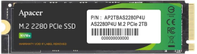 Apacer 512GB 3500/3000 MB/s M.2 PCIe Gen3 SSD Disk (AS2280P4U)