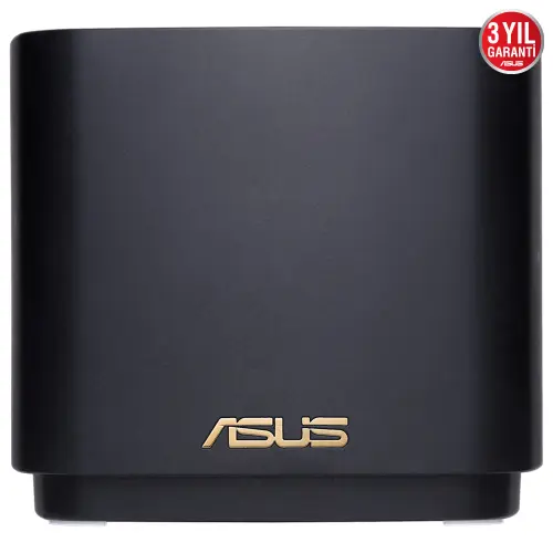 ASUS ZenWiFi AX Mini XD4 (W-3-PK) Tüm Evi Kapsayan Dual Band Wi-Fi 6 Mesh Sistemi (Siyah Üçlü Paket)