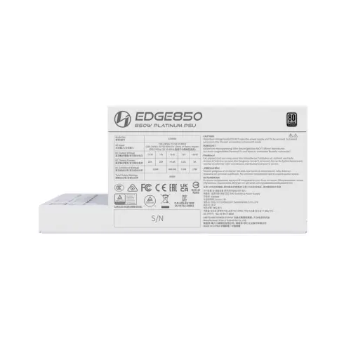 Lian Li Edge 850 Beyaz 850W 80+ Platinum ATX Power Supply (G9P.EG0850.WE00.EU)