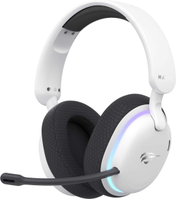 Havit Gamenote Fuxi-H7 RGB Kablosuz Beyaz Gaming (Oyuncu) Kulaklığı