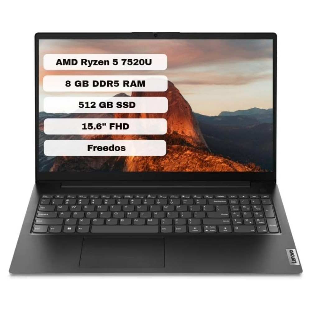 Lenovo NB V15 82YU0124TX R5-7520 8GB 512GB SSD 15.6″ FDOS Notebook