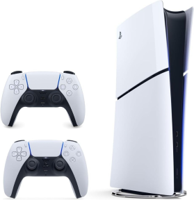 Sony PlayStation 5 Slim Digital Sürüm Oyun Konsolu + 2. Beyaz DuelSense (İthalatçı Garantili)