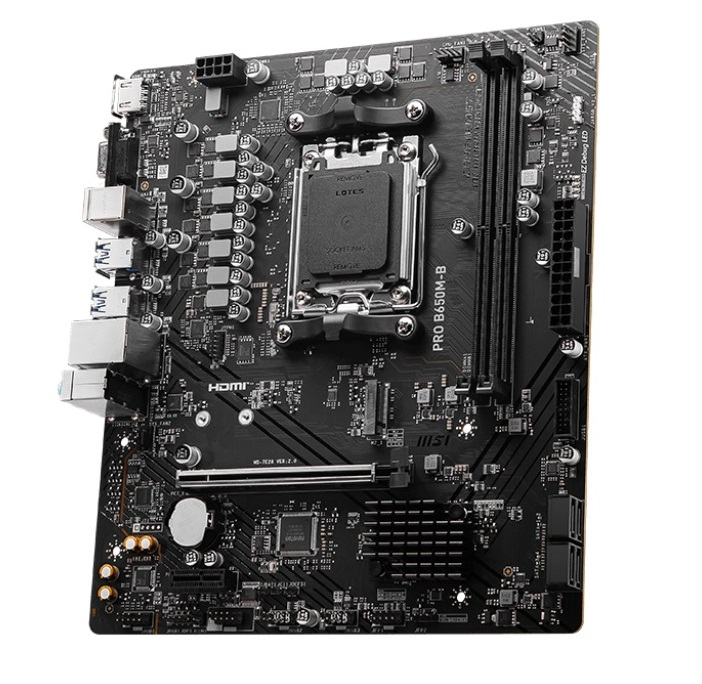 MSI PRO B650M-B DDR5 AMD B650 AM5 Soket DDR5 6800+(OC)MHz mATX Anakart