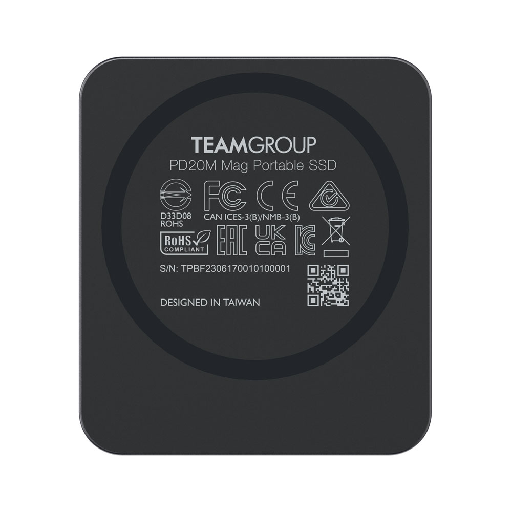 TEAM PD20M 1TB MAG PORTABLE SSD GRAY 2000/2000MB/s (TPSEG2001T0C108)