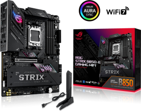 ASUS ROG STRIX B850-E Gaming Wifi AMD B850 Soket AM5 DDR5 8000+(OC)MHz ATX Gaming (Oyuncu) Anakart