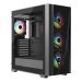 Frisby FC-9540G 750W 80+ Bronze 4x120mm ARGB Fan Temperli Cam Mesh USB 3.0 ATX Mid-Tower Siyah Gaming (Oyuncu) Kasa