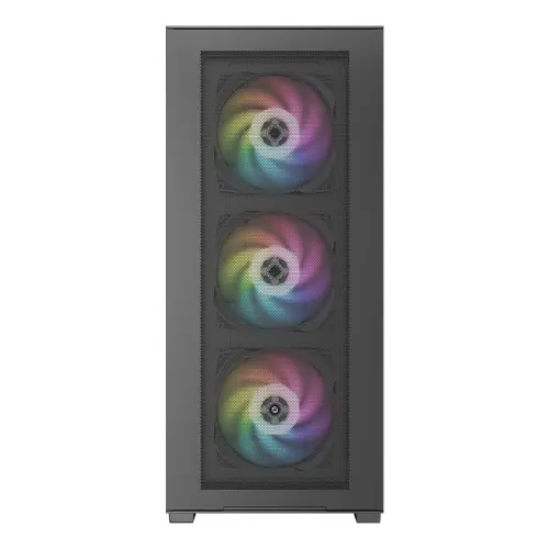 Frisby FC-9535G 650W 80+ 4x120mm RGB Fan Temperli Cam Mesh USB 3.0 ATX Mid-Tower Siyah Gaming (Oyuncu) Kasa