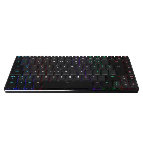 Rampage GRANITE Siyah/Gri Low Profile Red Switch Mekanik Gaming (Oyuncu) Klavye