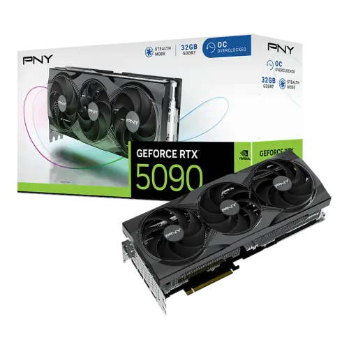 PNY GeForce RTX 5090 32GB Overclocked GDDR7 512Bit (VCG509032TFXPB1-O) Ekran Kartı
