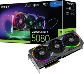 PNY GeForce RTX 5080 ARGB 16GB Overclocked GDDR7 256Bit (VCG508016TFXXPB1-O) Gaming (Oyuncu) Ekran Kartı