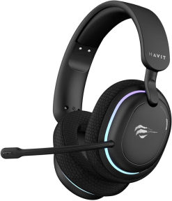 Havit Gamenote Fuxi-H7 RGB Kablosuz Siyah Gaming (Oyuncu) Kulaklığı