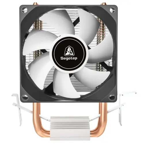 Segotep Wind Clear T2 Siyah 80mm Kule Tipi İşlemci Soğutucu (AM4/AM5 1200p/1700P Uyumlu)