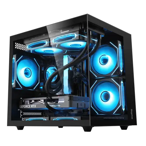 Segotep Brave W1 Siyah 750W 80+ Bronze PCIE 5.0 Midi Tower Gaming (Oyuncu) Kasa