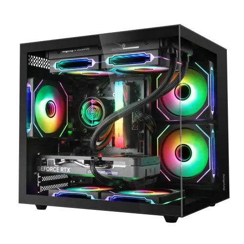 Segotep Brave W1 Siyah 750W 80+ Bronze PCIE 5.0 Midi Tower Gaming (Oyuncu) Kasa