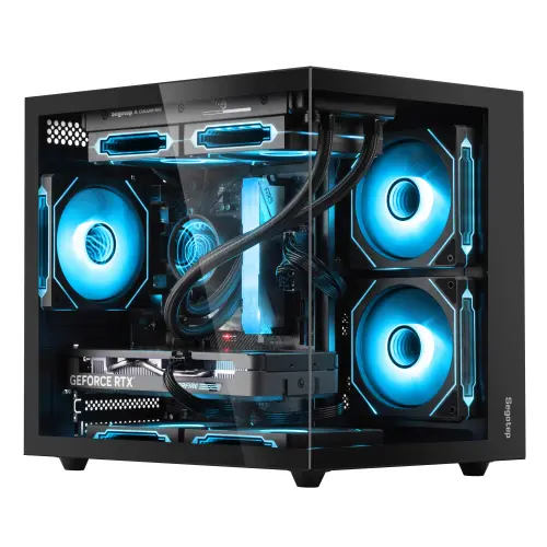 Segotep Brave W1 Siyah 750W 80+ Bronze PCIE 5.0 Midi Tower Gaming (Oyuncu) Kasa