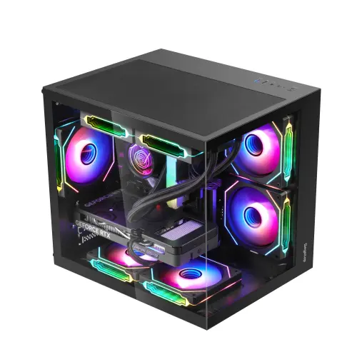 Segotep Brave W1 Siyah 750W 80+ Bronze PCIE 5.0 Midi Tower Gaming (Oyuncu) Kasa