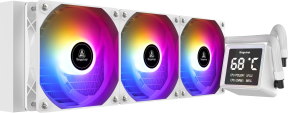 Segotep BeAced 360 ARGB Beyaz Sıvı İşlemci Soğutucusu (AM5 ve LGA1700 Uyumlu)