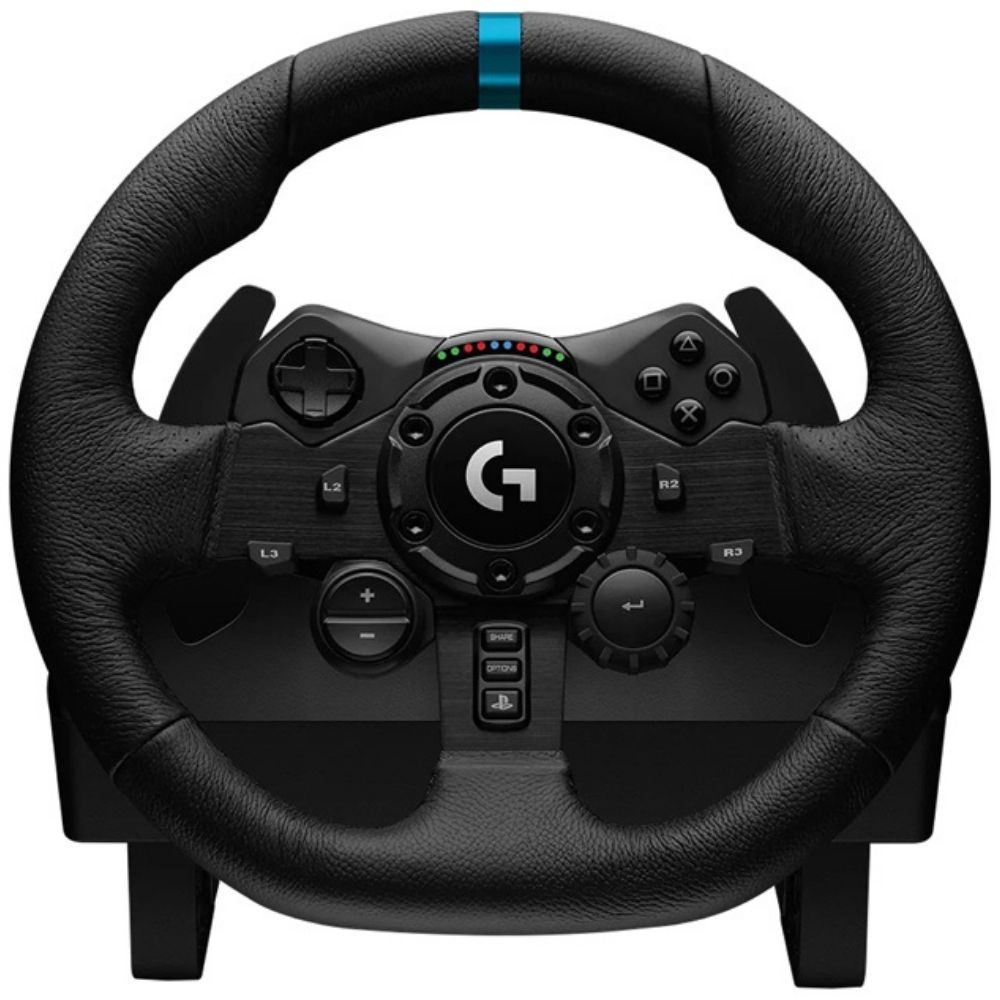 Logitech G G923 PS5, PS4 ve PC ile Uyumlu Siyah Yarış Direksiyonu ve Pedalları - 941-000149