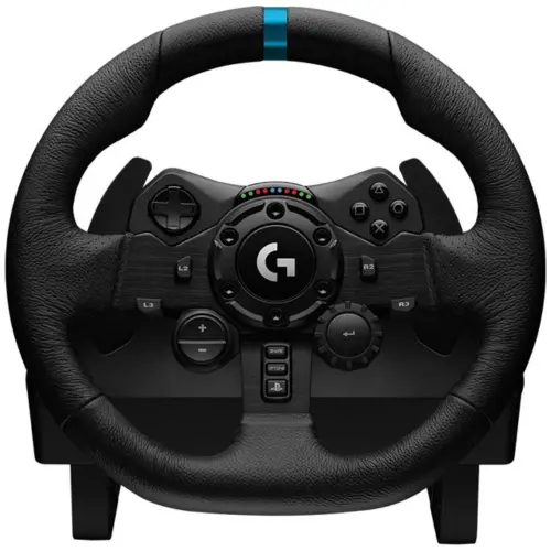 Logitech G G923 PS5, PS4 ve PC ile Uyumlu Siyah Yarış Direksiyonu ve Pedalları - 941-000149