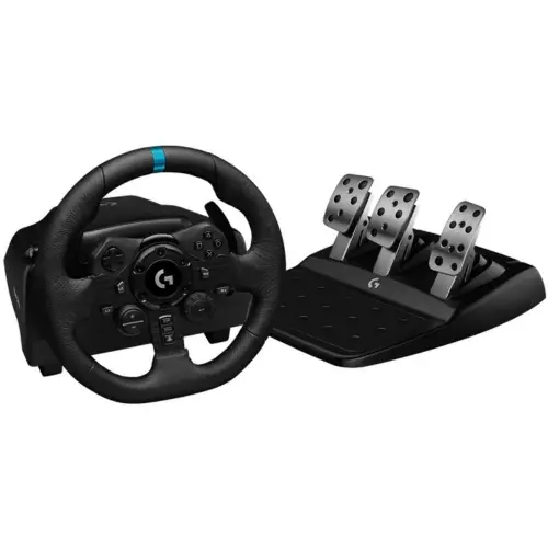 Logitech G G923 PS5, PS4 ve PC ile Uyumlu Siyah Yarış Direksiyonu ve Pedalları - 941-000149