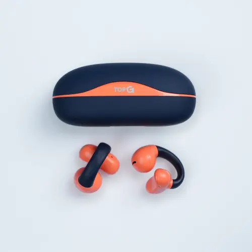 TopG Vox Q4 Ear Clip Lacivert Kulak İçi Bluetooth Kulaklık