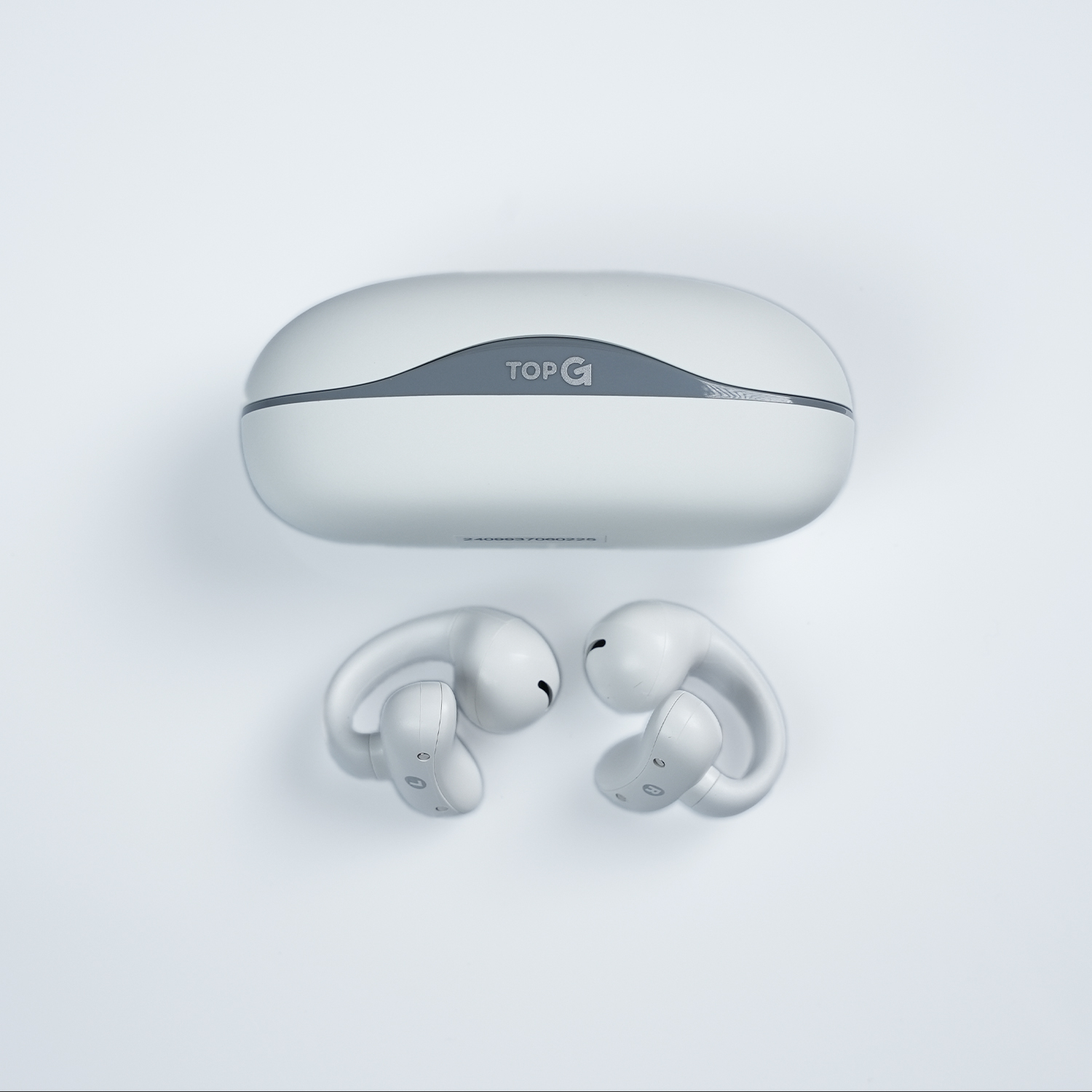 TopG Vox Q4 Ear Clip Beyaz Kulak İçi Bluetooth Kulaklık