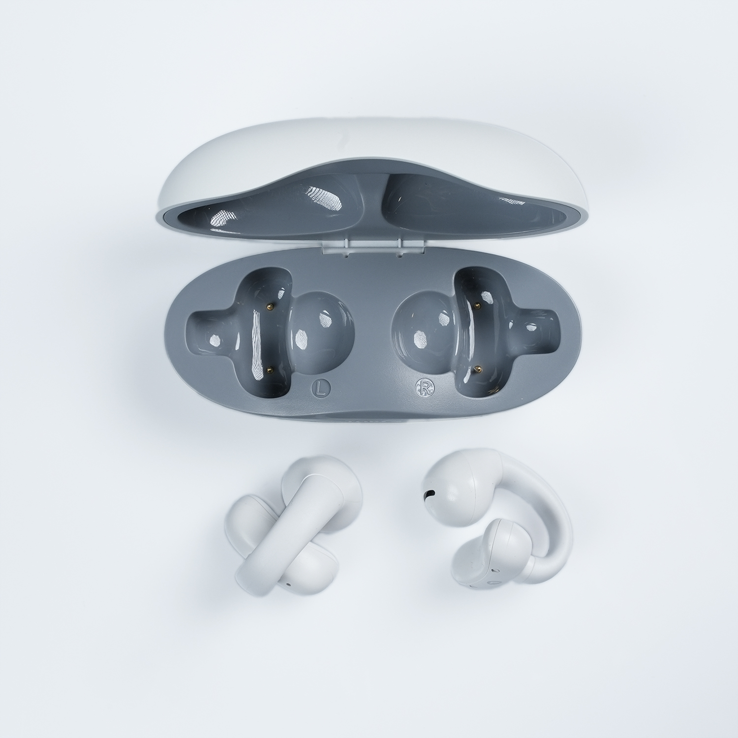 TopG Vox Q4 Ear Clip Beyaz Kulak İçi Bluetooth Kulaklık