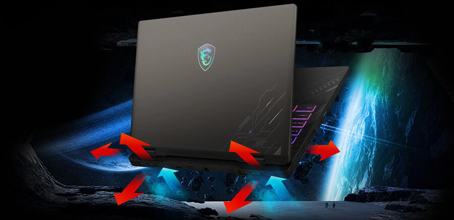 MSI Crosshair 16 HX D14VFKG-245TR i7-14700HX 16″ QHD 240Hz W11 Gaming Notebook