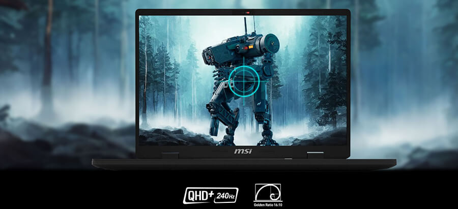MSI Crosshair 16 HX D14VFKG-245TR i7-14700HX 16″ QHD 240Hz W11 Gaming Notebook