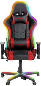 Twisted Minds TM8410-NR Comfort RGB Bluetooth Hoparlör Massage Points E-Spor Siyah/Kırmızı Oyuncu Koltuğu