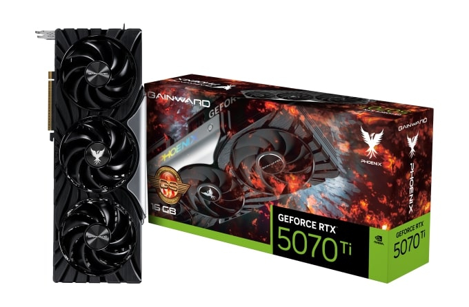 GAINWARD GeForce RTX5070 Ti PHOENIX GS 16GB GDDR7 256Bit Gaming (Oyuncu) Ekran Kartı
