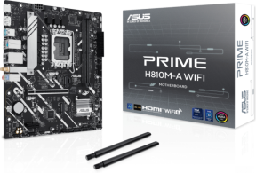 ASUS Prime H810M-A WIFI Intel H810 Soket 1851 DDR5 6400MHz mATX Gaming (Oyuncu) Anakart