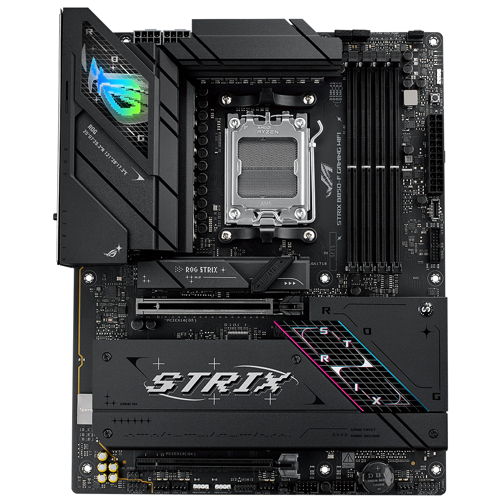ASUS ROG STRIX B850-F GAMING WIFI AMD B850 Soket AM5 DDR5 8000+(OC)MHz ATX Gaming (Oyuncu) Anakart
