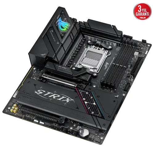 ASUS ROG STRIX B850-F GAMING WIFI AMD B850 Soket AM5 DDR5 8000+(OC)MHz ATX Gaming (Oyuncu) Anakart