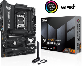 ASUS TUF GAMING B850-PLUS WIFI AMD B850 Soket AM5 DDR5 8000+(OC)MHz ATX Gaming (Oyuncu) Anakart