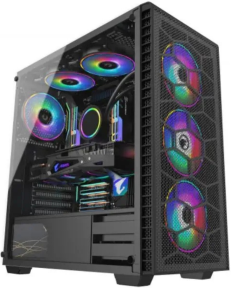 GamePower Horizon Gaming MESH 4*120mm RGB Fan Mesh Kasa RGB Kontrolcü ve Uzaktan Kumanda