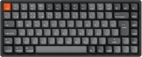 Keychron K2 Max %75 RGB Red Switch Kablosuz Türkçe Mekanik Karbon Siyah Gaming (Oyuncu) Klavye - K2M-J1-TR