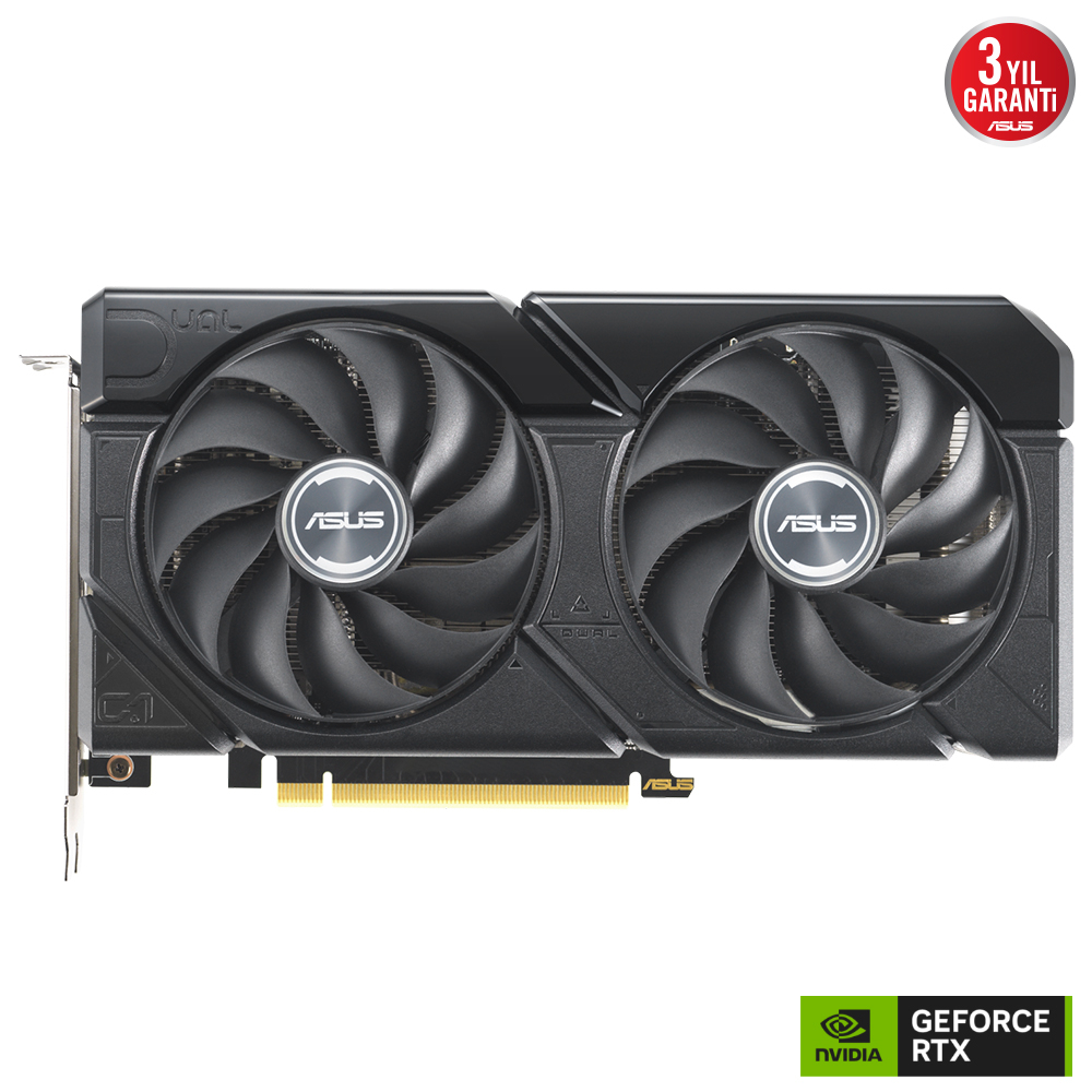 ASUS Dual GeForce RTX 4070 EVO OC Edition 12GB DUAL-RTX4070-O12GD6-EVO GDDR6 192Bit DX12 Gaming (Oyuncu) Ekran Kartı
