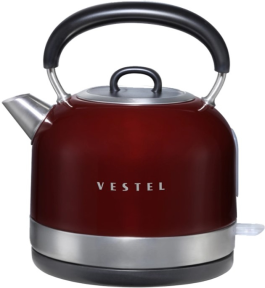 Vestel Retro Bordo 2200 W 1.7 lt Çelik Kettle