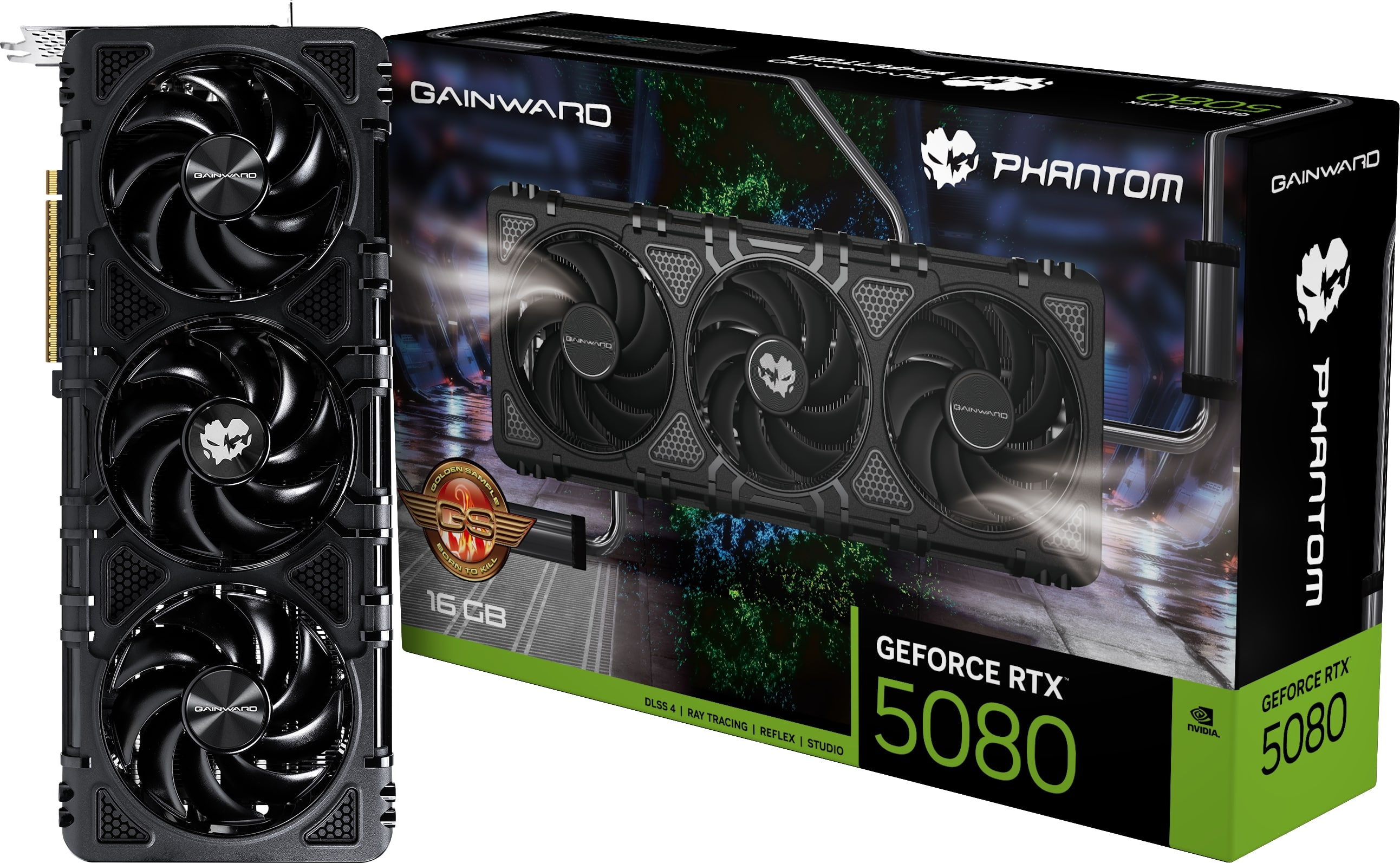 GAINWARD GeForce RTX5080 PHANTOM GS 16GB GDDR7 256bit Gaming (Oyuncu) Ekran Kartı