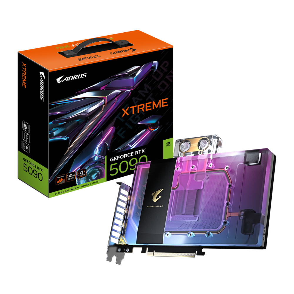 Gigabyte AORUS GeForce RTX 5090 XTREME WATERFORCE WB GV-N5090AORUSX WB-32GD GDDR7 32G 512bit Gaming (Oyuncu) Ekran Kartı