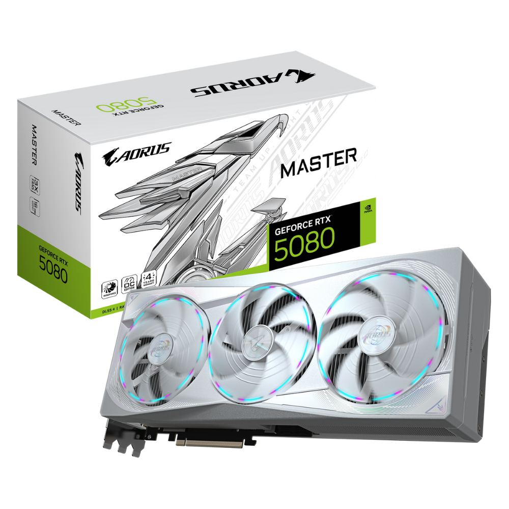 Gigabyte AORUS GeForce RTX 5080 MASTER ICE GV-N5080AORUSM ICE-16GD 16G 256bit Gaming (Oyuncu) Ekran Kartı