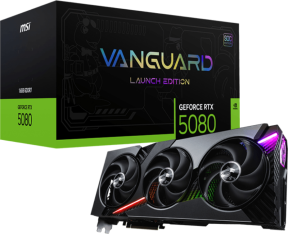 MSI GEFORCE RTX 5080 16G VANGUARD SOC LAUNCH EDITION 16GB GDRR7 256bit DX12 DLSS4 Gaming (Oyuncu) Ekran Kartı