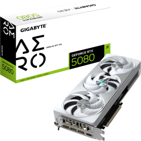 Gigabyte GeForce RTX 5080 AERO OC SFF 16G GV-N5080AERO OC-16GD 256bit GDDR7 Gaming (Oyuncu) Ekran Kartı