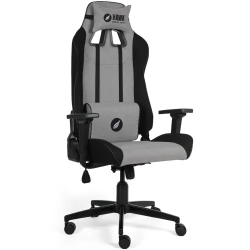 HAWK Fab v2 3D Kolçak Kumaş Gri/Siyah Gaming (Oyuncu) Koltuğu