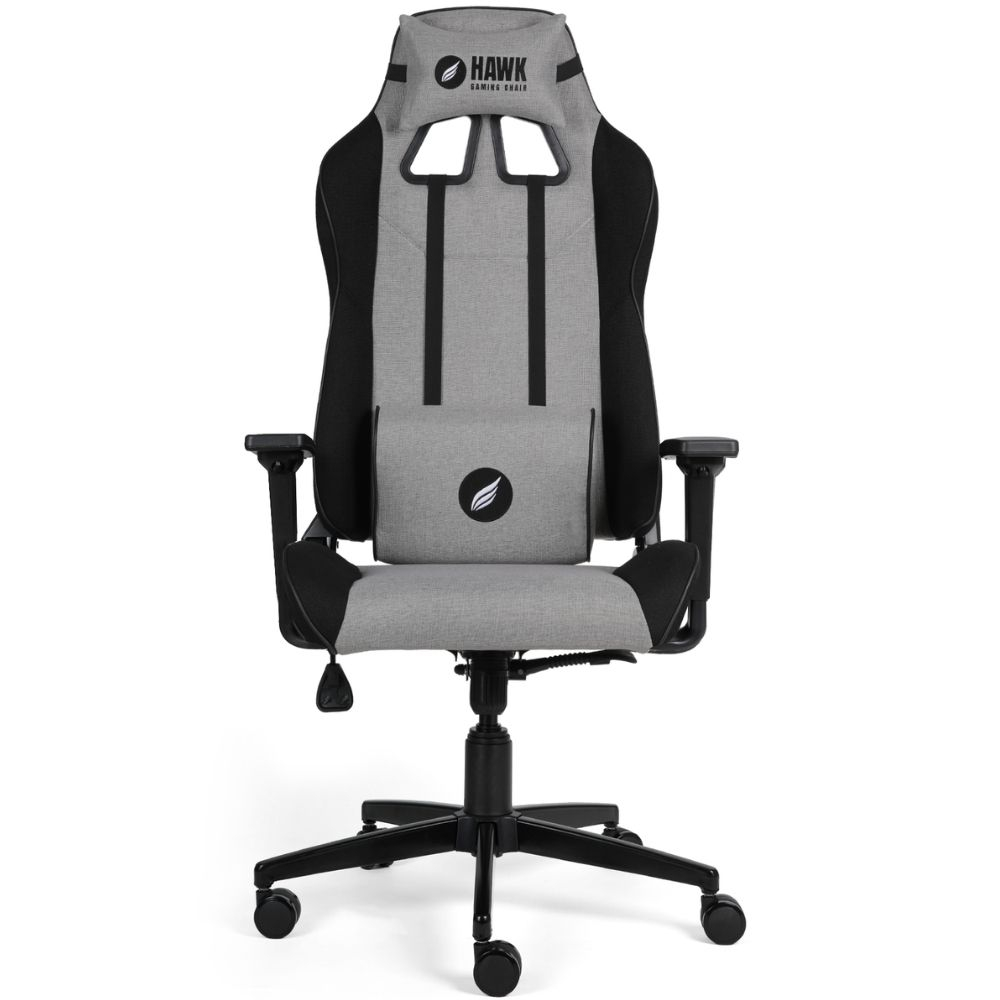 HAWK Fab v2 3D Kolçak Kumaş Gri/Siyah Gaming (Oyuncu) Koltuğu