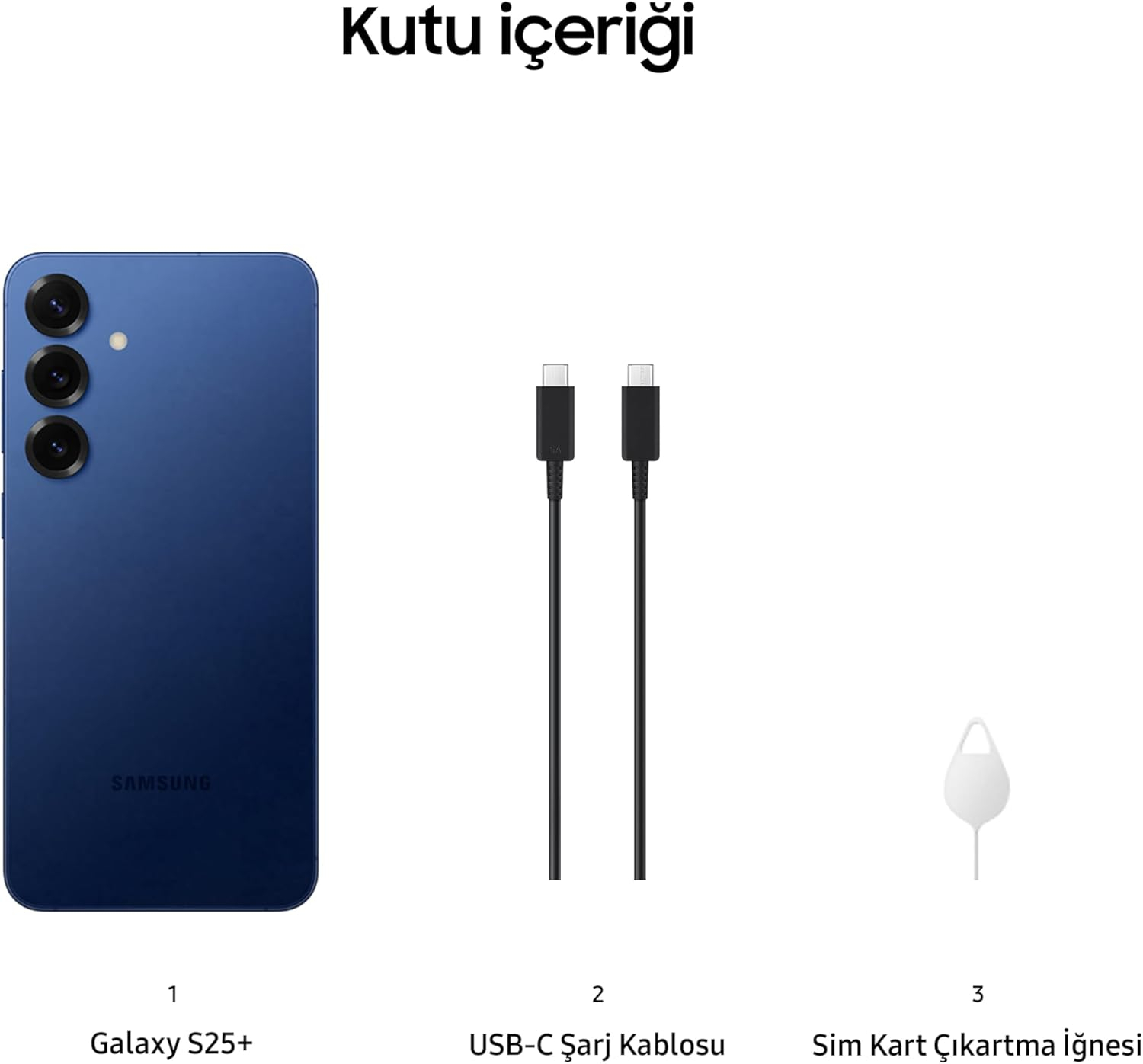 Samsung Galaxy S25 Plus 128GB 12GB RAM Lacivert Cep Telefonu – Samsung Türkiye Garantili