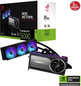 ASUS ROG Astral LC GeForce RTX 5090 32GB GDDR7 OC Edition ROG-ASTRAL-LC-RTX5090-O32G-GAMING GDDR7 512Bit Gaming (Oyuncu) Ekran Kartı