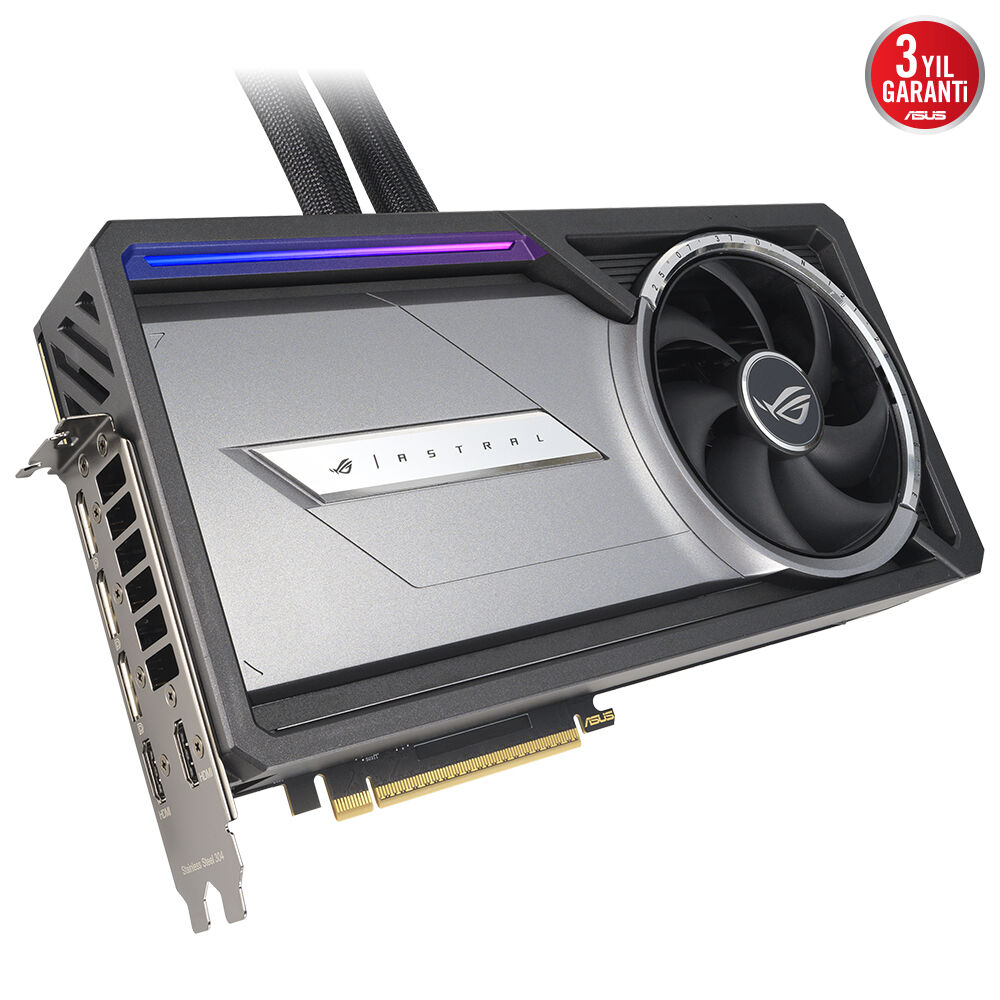 ASUS ROG Astral LC GeForce RTX 5090 32GB GDDR7 OC Edition ROG-ASTRAL-LC-RTX5090-O32G-GAMING GDDR7 512Bit Gaming (Oyuncu) Ekran Kartı